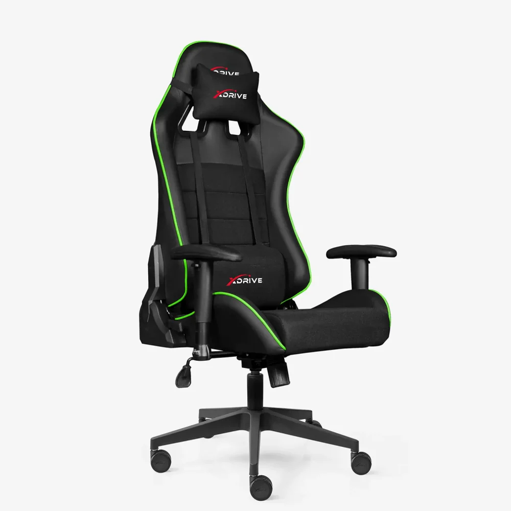 xDrive TORYUM Professional Gaming Chair Green/Black - 1