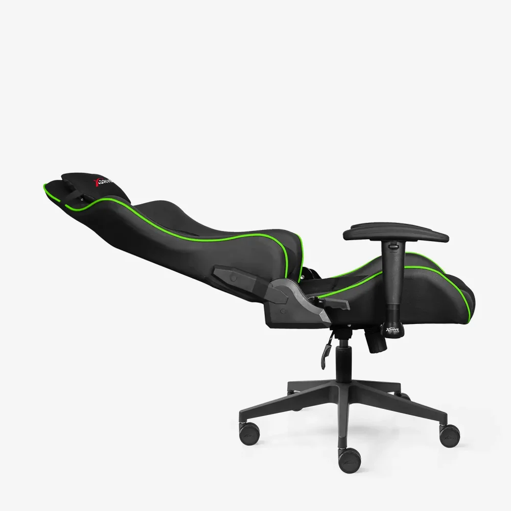 xDrive TORYUM Professional Gaming Chair Green/Black - 7
