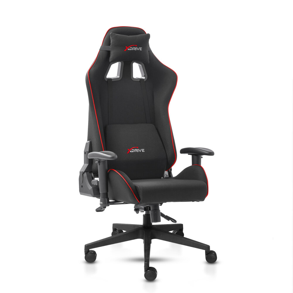 xDrive Toryum Profesyonel Oyuncu Koltuğu Kumaş Kırmızı/Siyah - 1