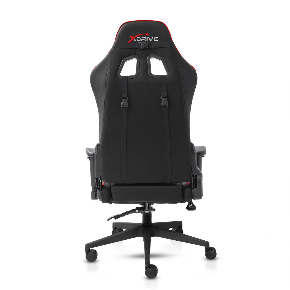 xDrive Toryum Profesyonel Oyuncu Koltuğu Kumaş Kırmızı/Siyah - 4