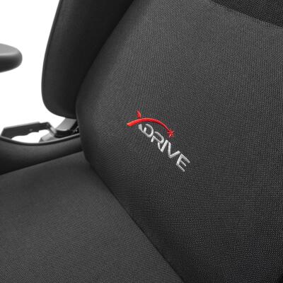 xDrive Toryum Profesyonel Oyuncu Koltuğu Kumaş Siyah - 7