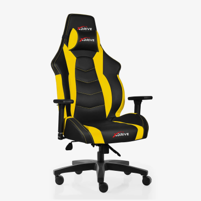 xDrive TUFAN Professional Gaming Chair Yellow/Black - xDrive