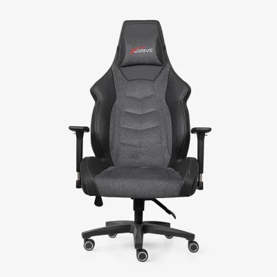 xDrive Tufan Professional Gaming Chair Fabric Gray/Black - 2