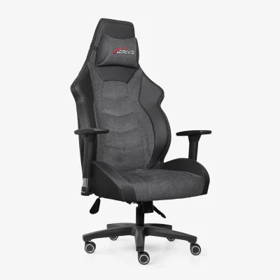 xDrive Tufan Professional Gaming Chair Fabric Gray/Black - 1