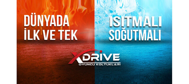 XDRİVE'DAN DÜNYANIN İLK AKTİF SOĞUTMALI VE ISITMALI OYUNCU KOLTUĞU !